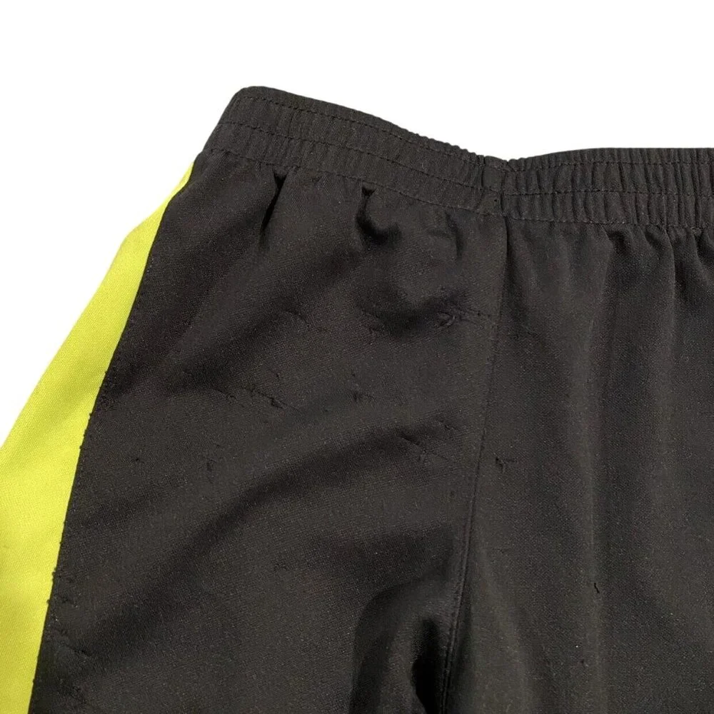 Nike 4T Black & Neon Yellow Athletic Shorts